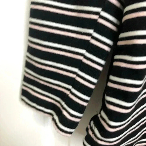 Bylyse Spenard Long Sleeved Shirt Striped Black, Pink,  & White Size Small - Picture 7 of 16